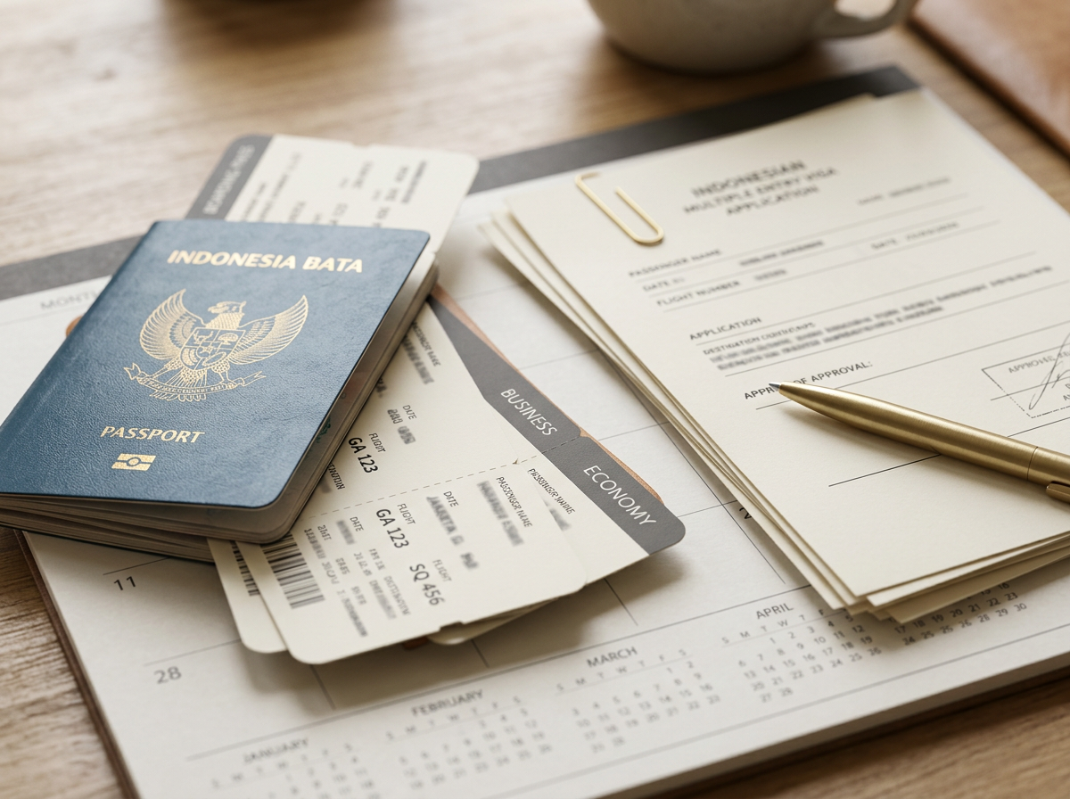 Paspor dan dokumen perjalanan untuk Visa Multiple Entry 212